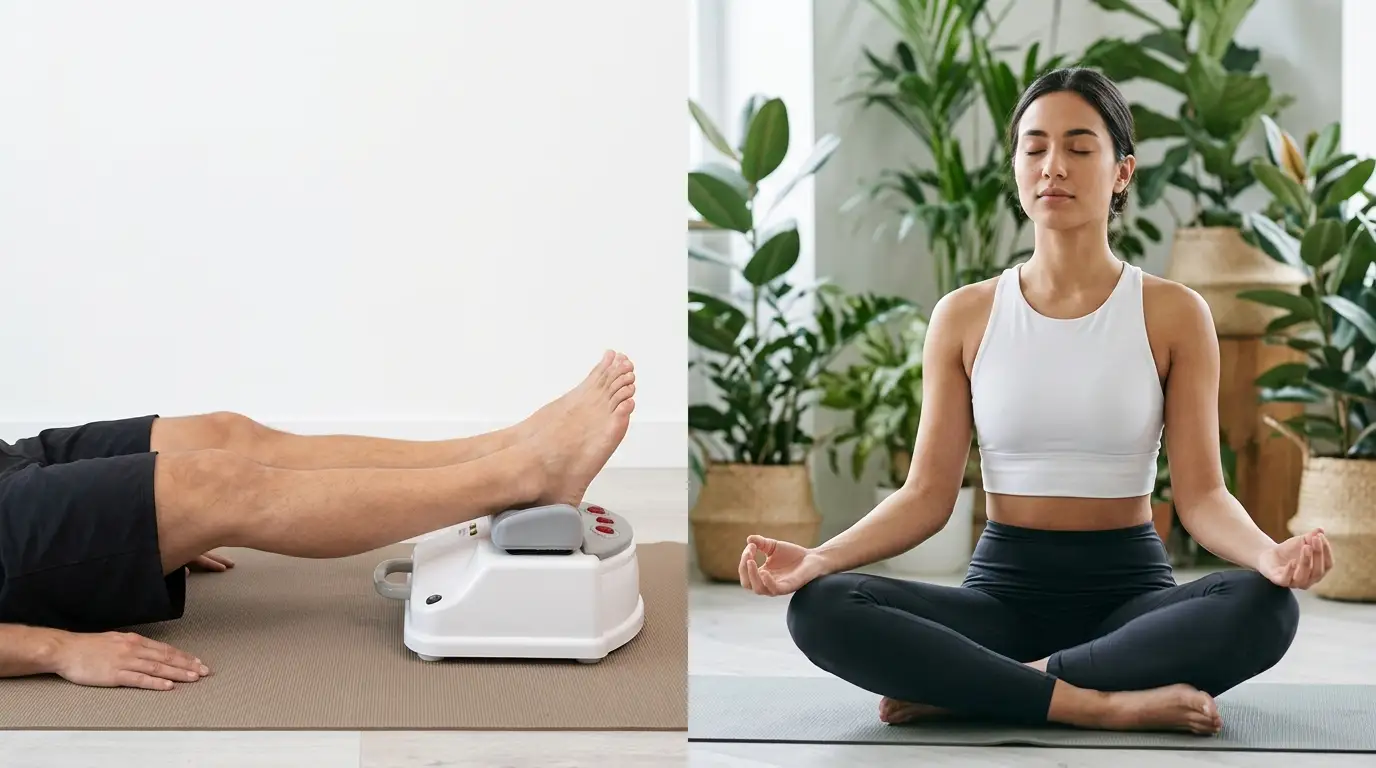 Comparison between Chi Machine rhythmic movement and traditional relaxation techniques