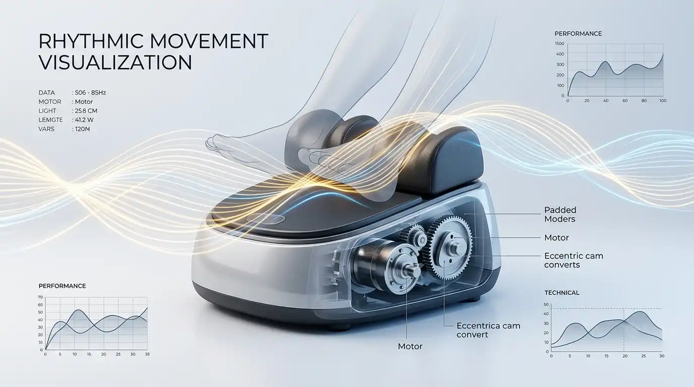 Visualization of the technology behind Chi Machine rhythmic oscillating movement